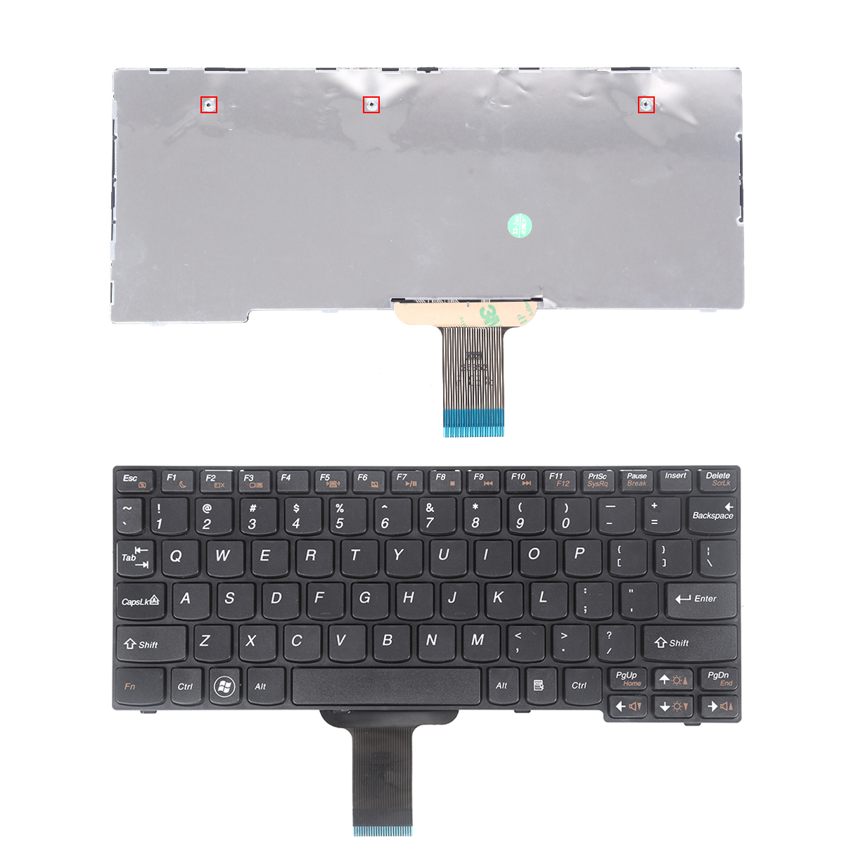 Picture of New Replacement Laptop Keyboard For LENOVO S10-3 BLACK FRAME BLACK US Layout